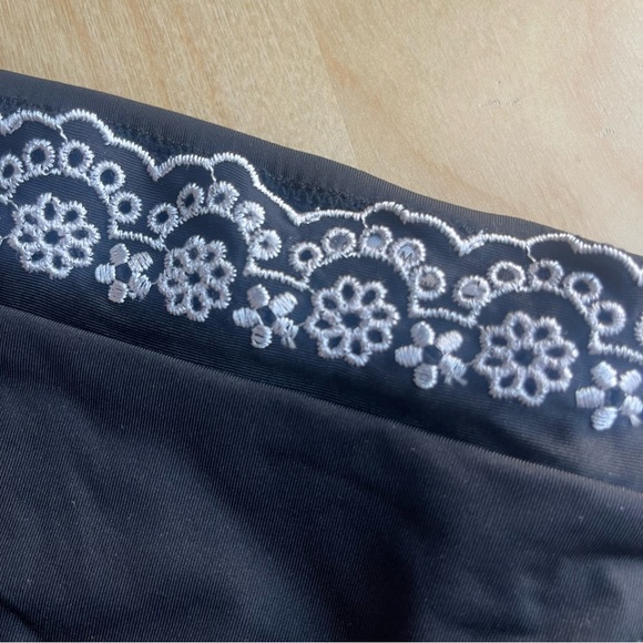 Anne Cole Studio | Black Eyelet Side-Tie Bikini Bottoms - Picture 6 of 8